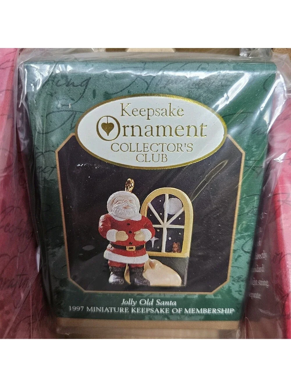 Vintage Hallmark Ornaments Keepsake Collectors Club 1997 Membership Lot of 4 New